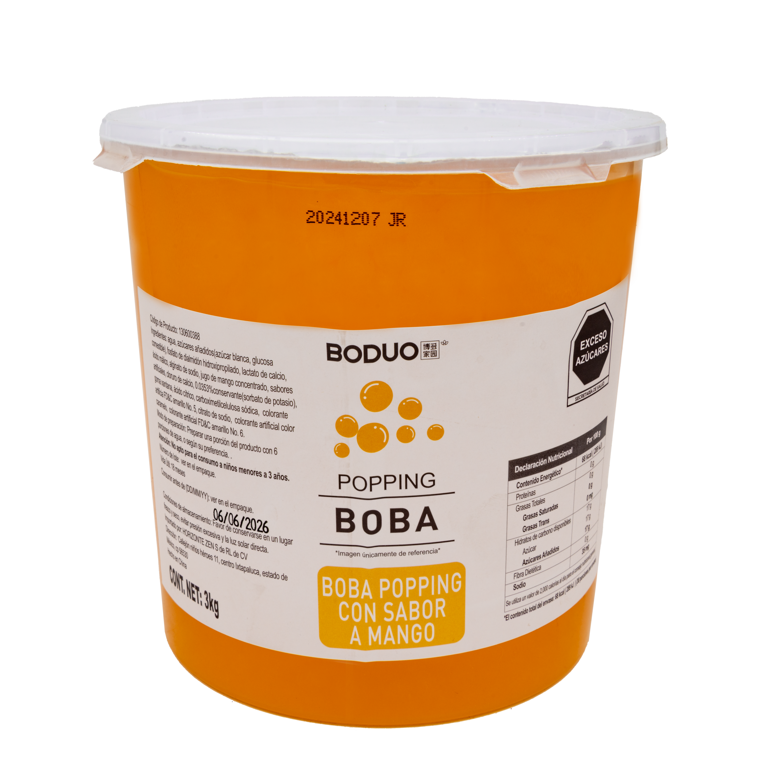 Perlas moleculares, Xpearls. Sabor Mango 3kg - Coffee Depot