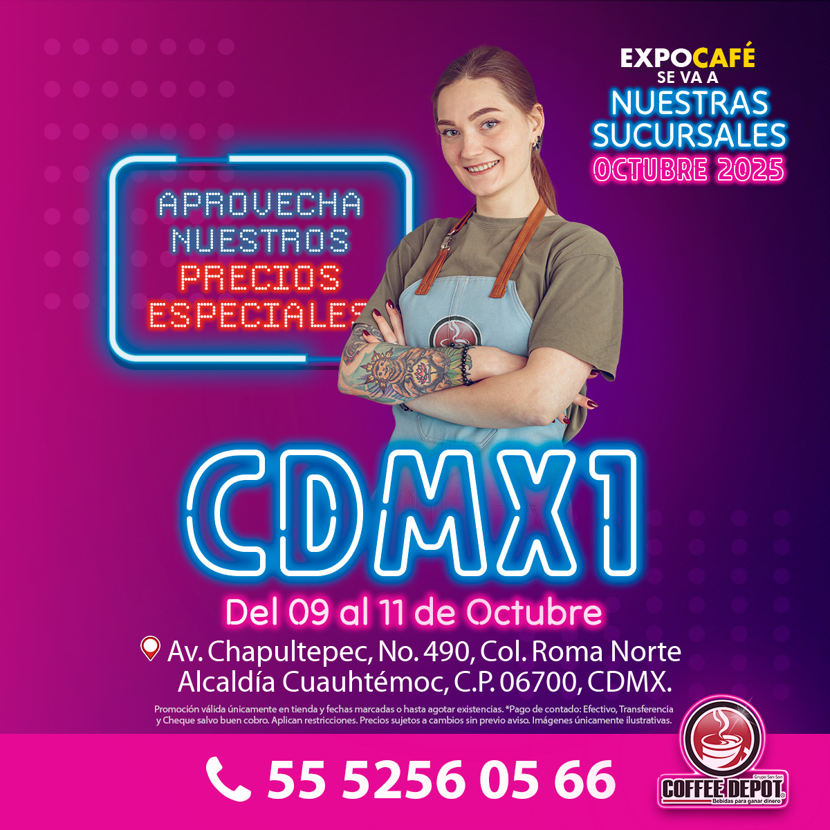 Expo caje en sucursal