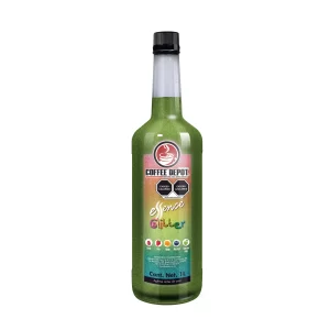 Jarabe Saborizante con Glitter 1L | Sabor Manzana Verde